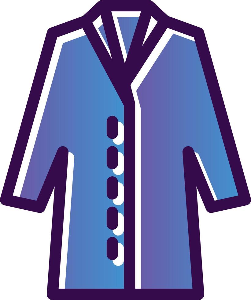 Lab Coat Vector Icon Design