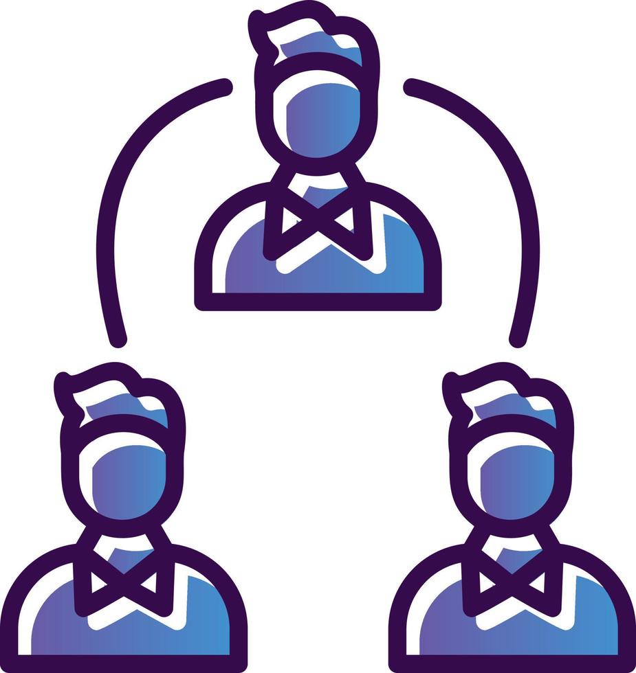 Delegate Vector Icon Design