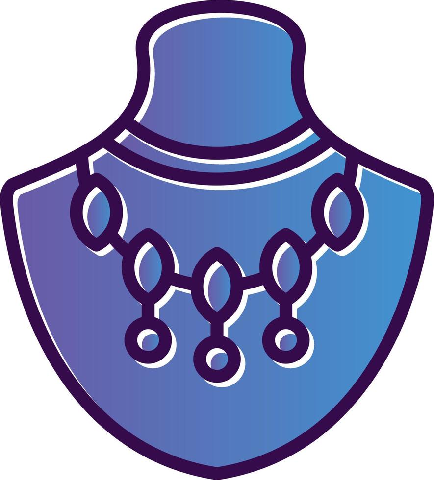 diseño de icono de vector de collar