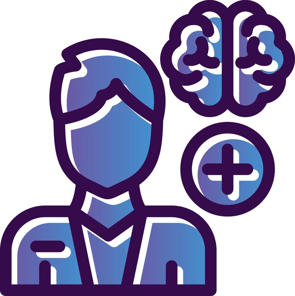 Psychiatrist Vector Icon Design