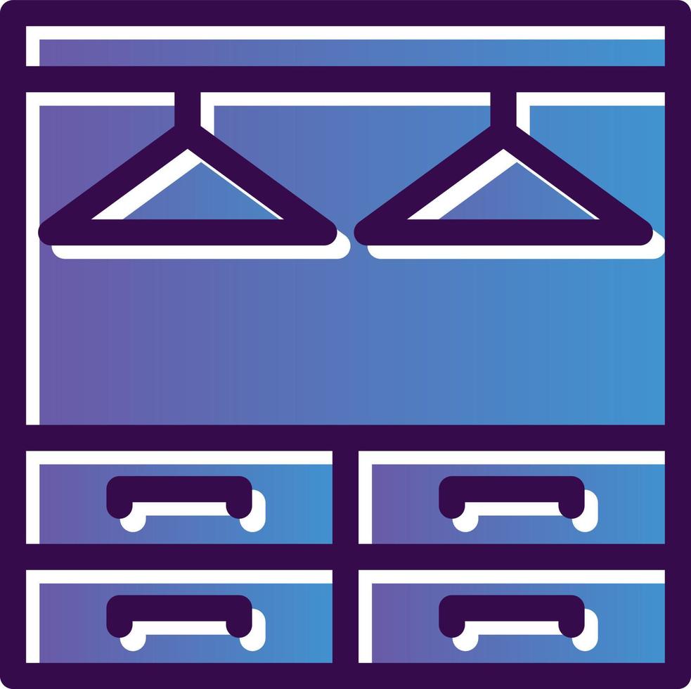 Wardrobe Vector Icon Design