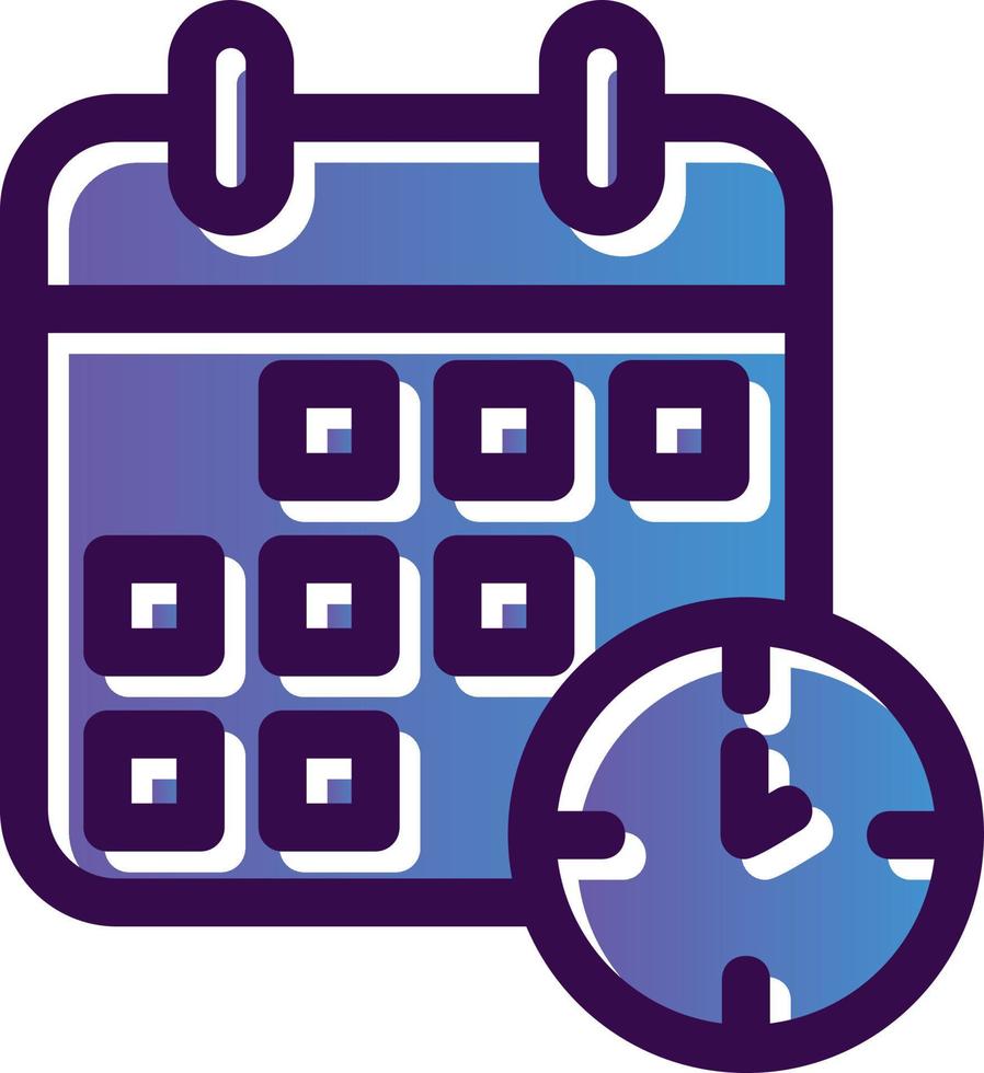 Time Management Vector Icon Design