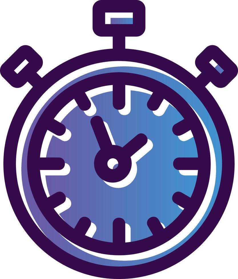 Stopwatch Vector Icon Design