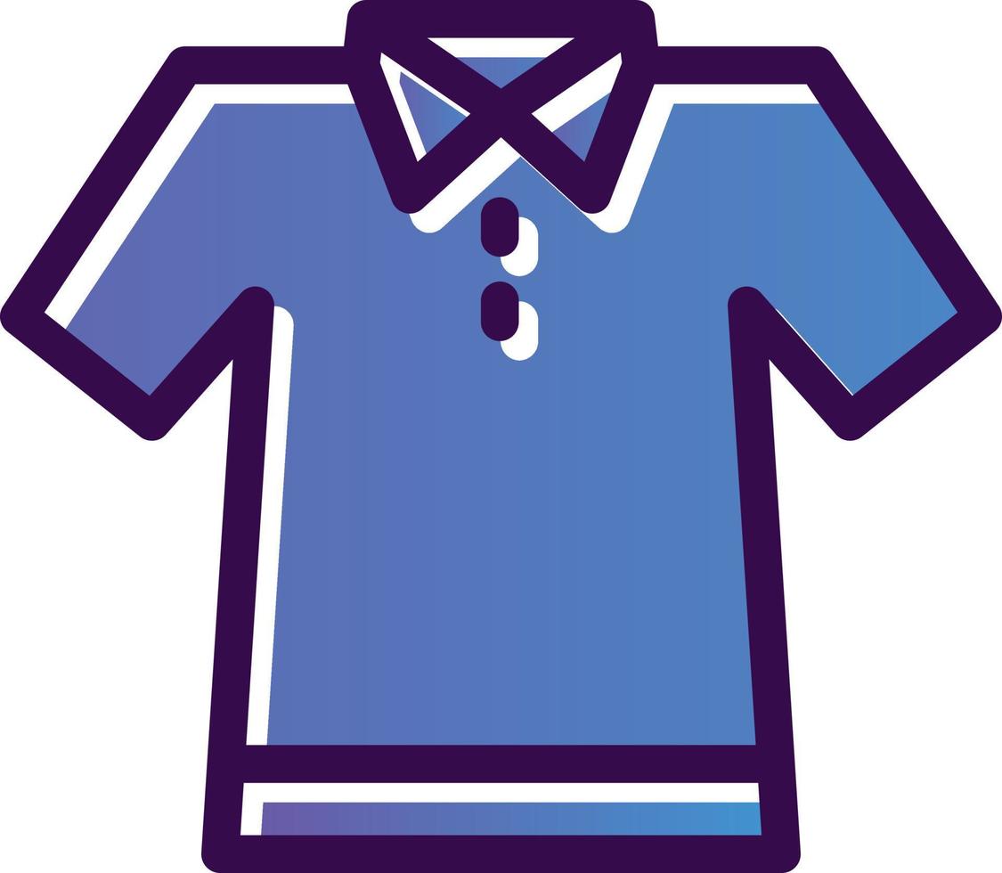 diseño de icono de vector de camisa de polo