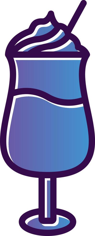 Latte Macchiato Vector Icon Design