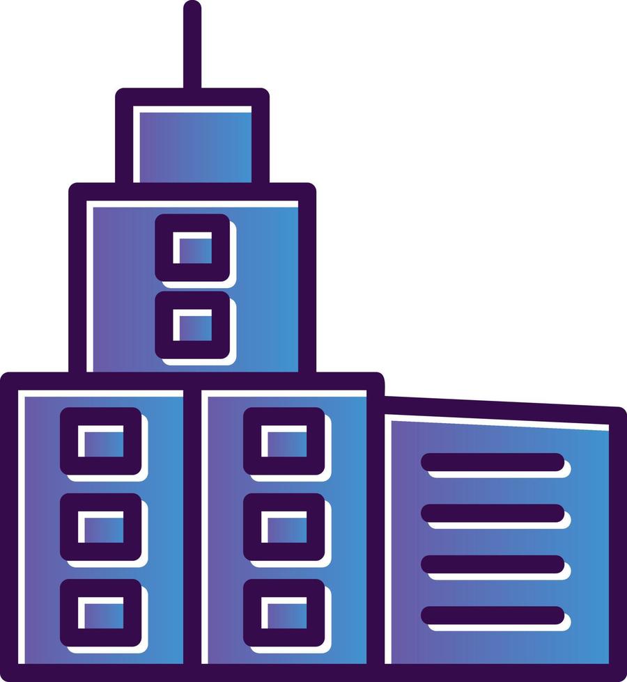 Trade Center Vector Icon Design