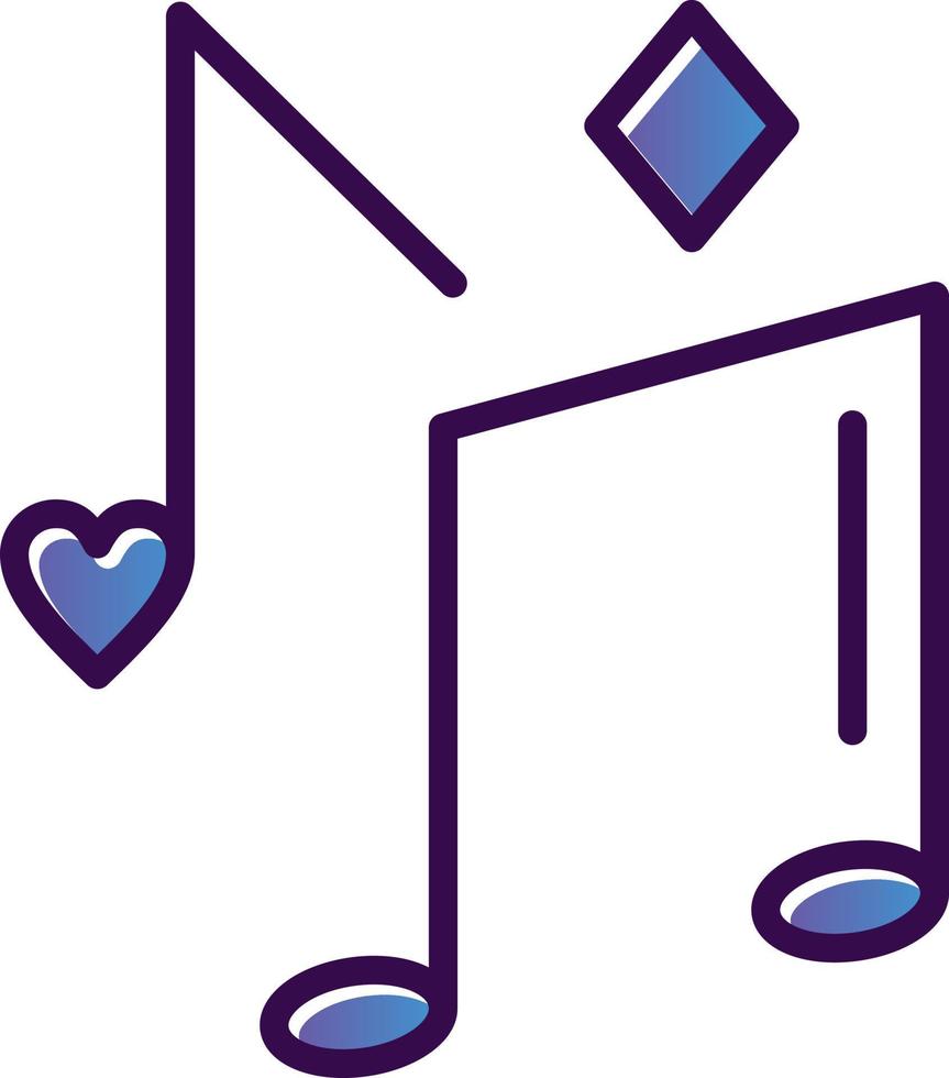 Musical Note Vector Icon Design