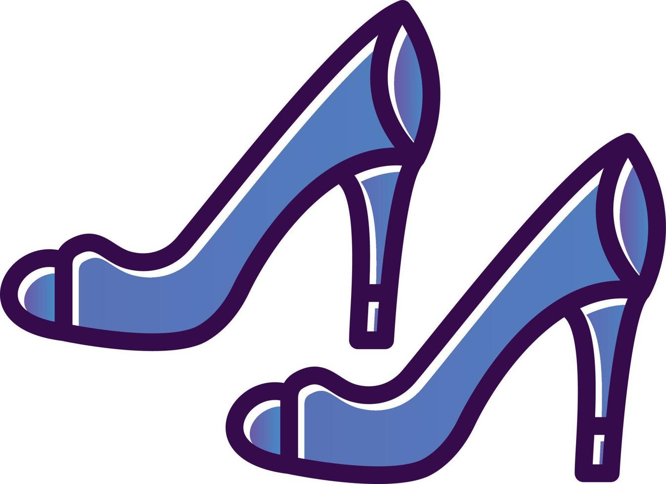 High Heels Vector Icon Design