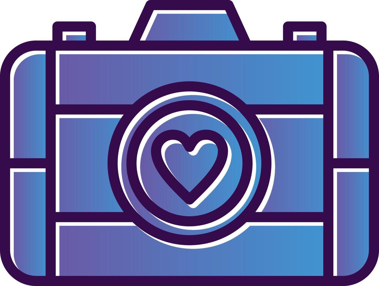 Wedding Camera Vector Icon Design