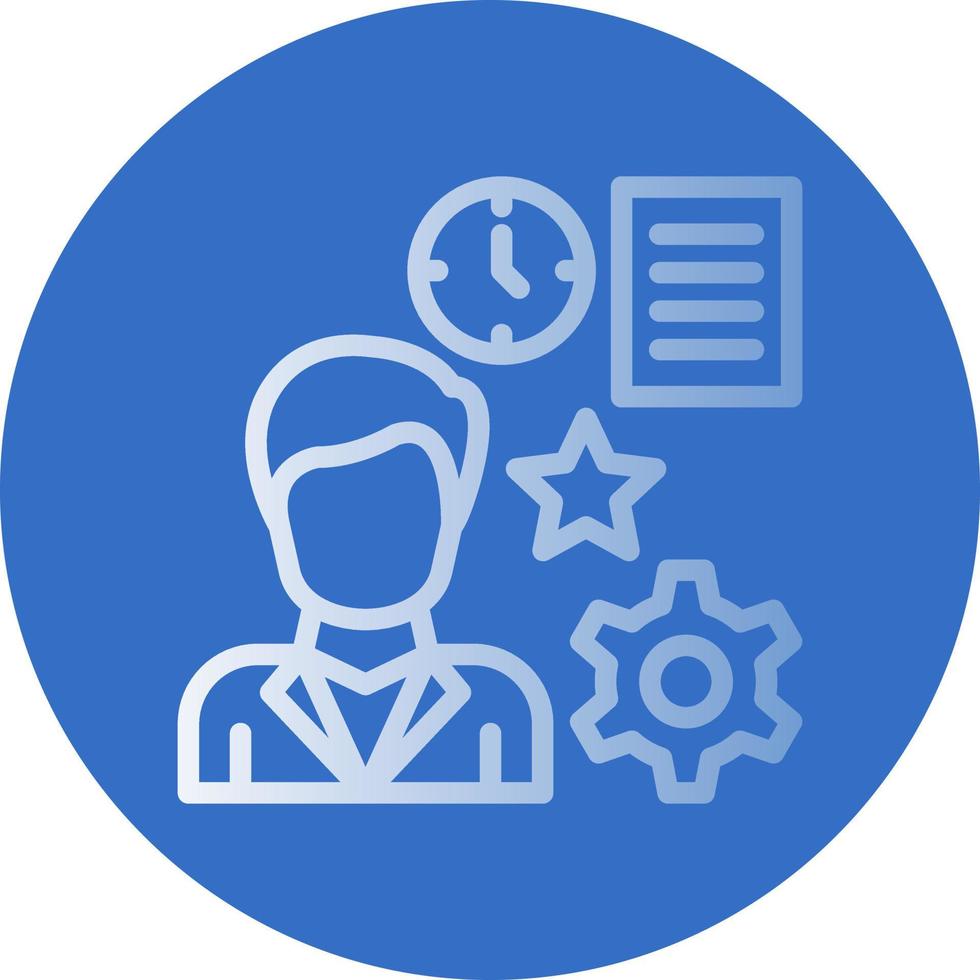 Product Manager Vector Icon Design