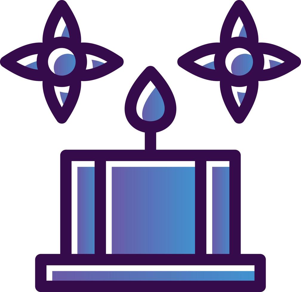 diseño de icono de vector de vela de spa