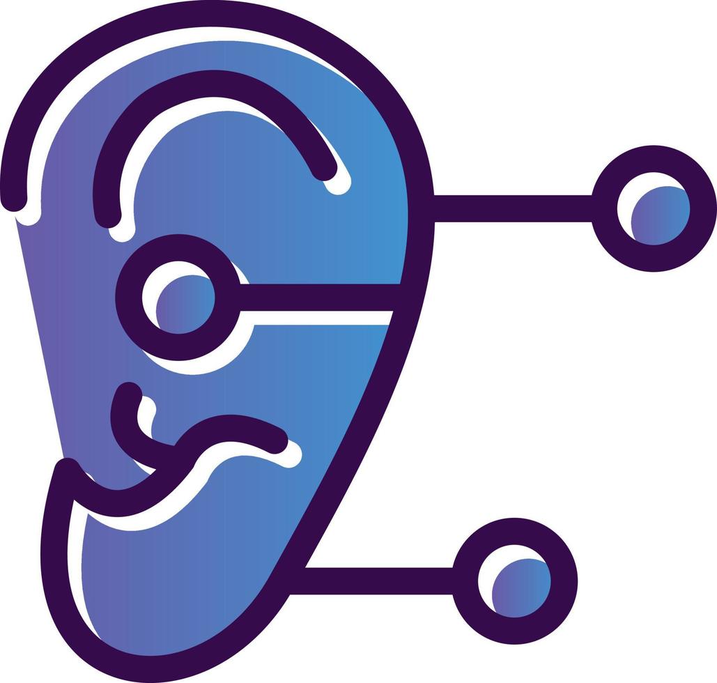 Ear Therapy Vector Icon Design