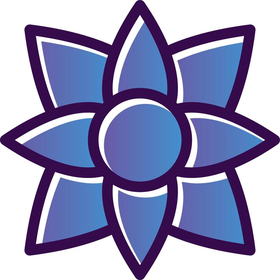 Flower Vector Icon Design