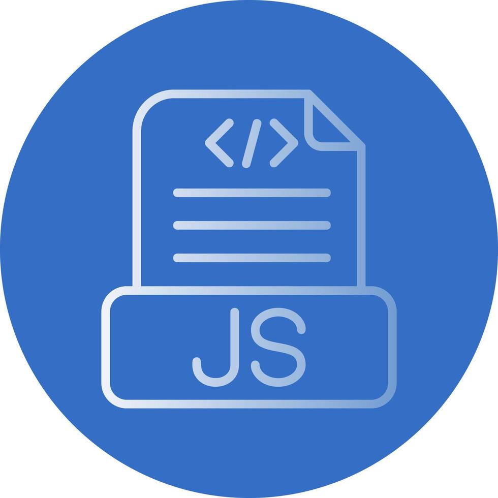 Javascript File Vector Icon Design