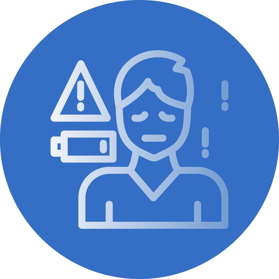 Burnout Vector Icon Design