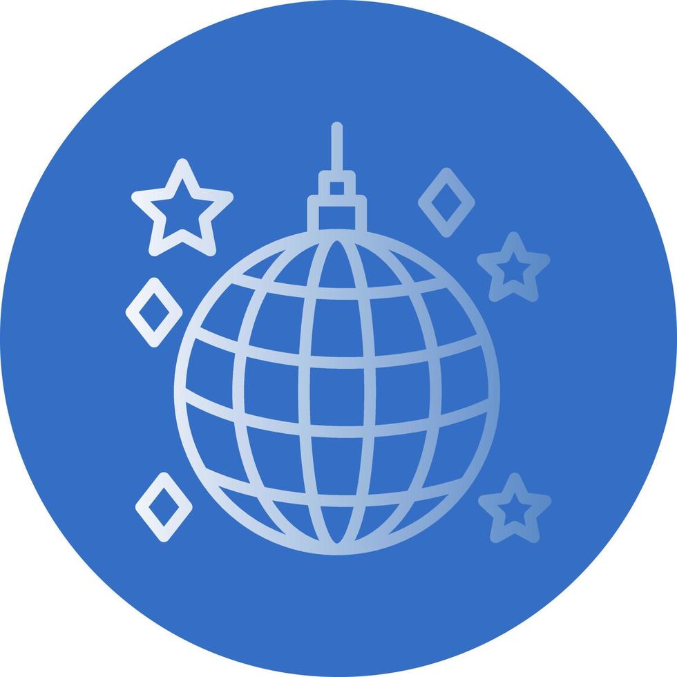 Disco Ball Vector Icon Design