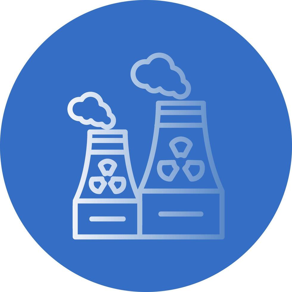 Nuclear Pollution Vector Icon Design