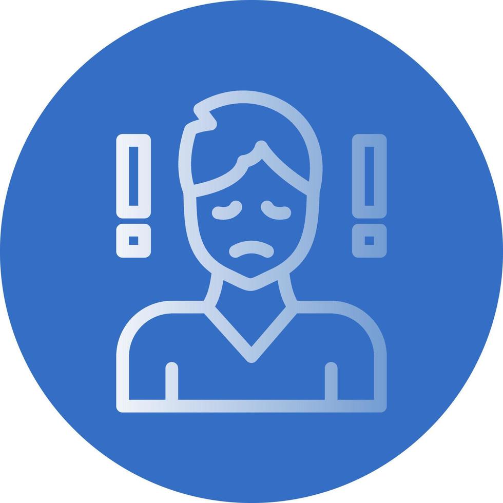 Anxiety Vector Icon Design