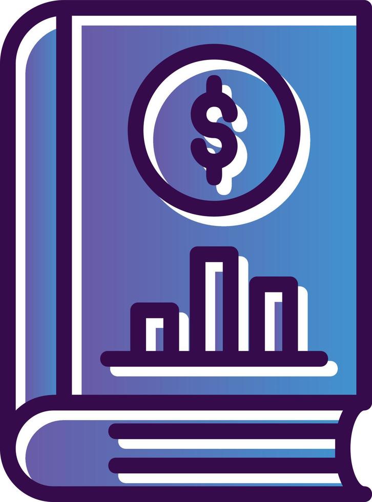 Accounting Book Vector Icon Design