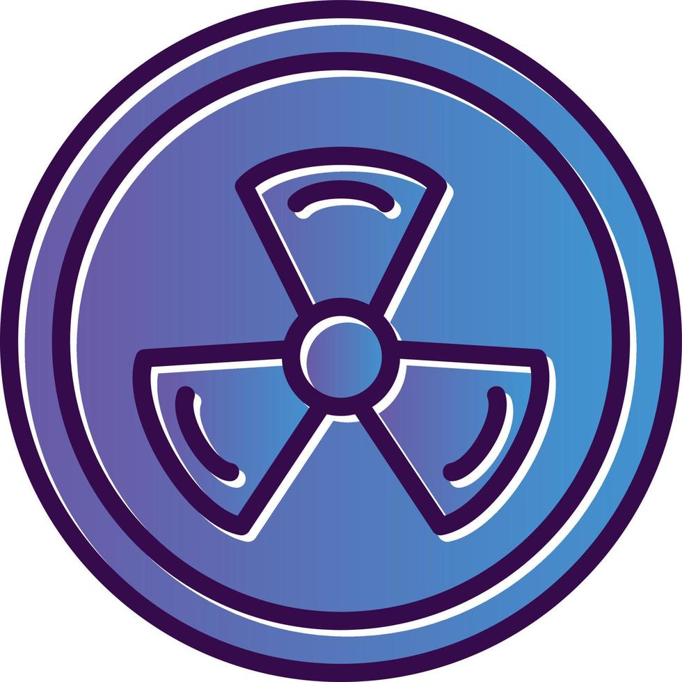 Radiation Vector Icon Design