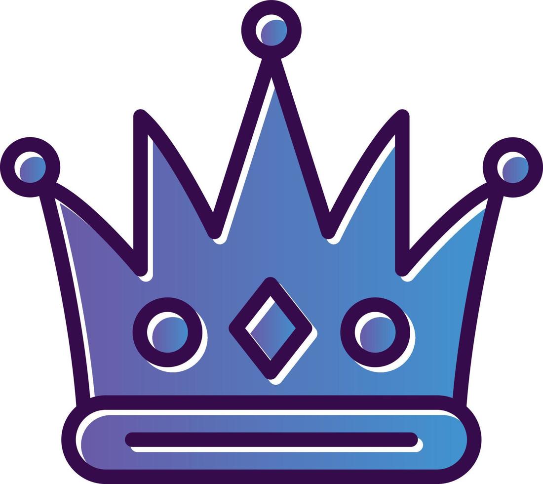 Queen Crown Vector Icon Design