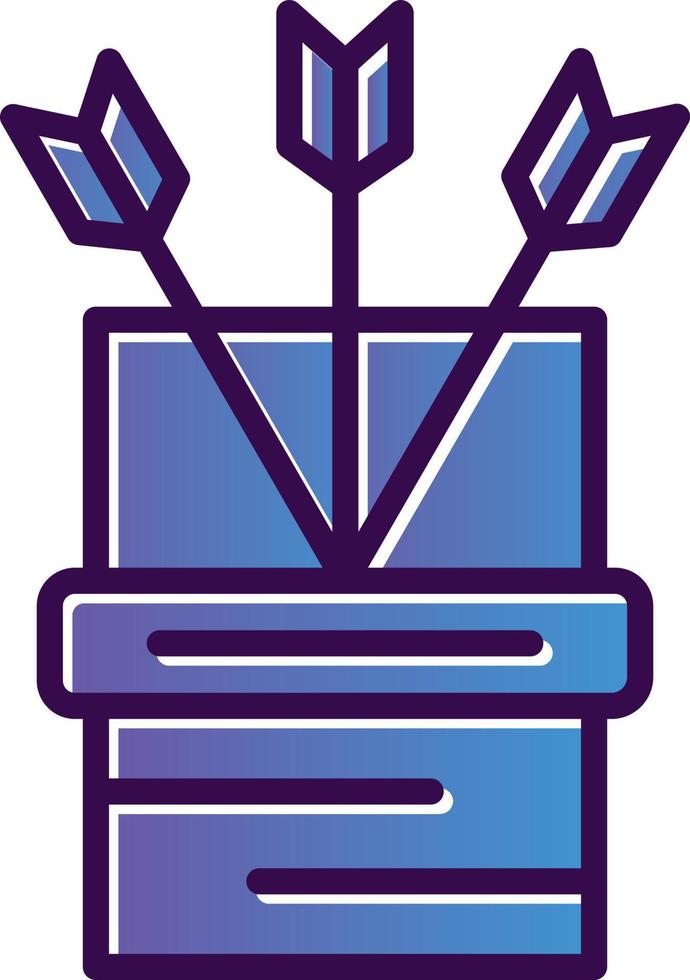 Quiver Vector Icon Design