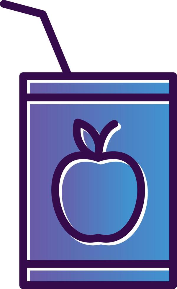 Juice Box Vector Icon Design