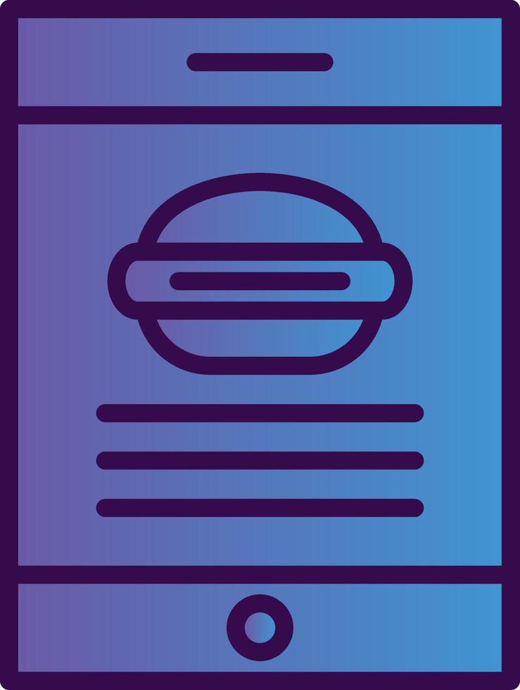 Online Order Vector Icon Design