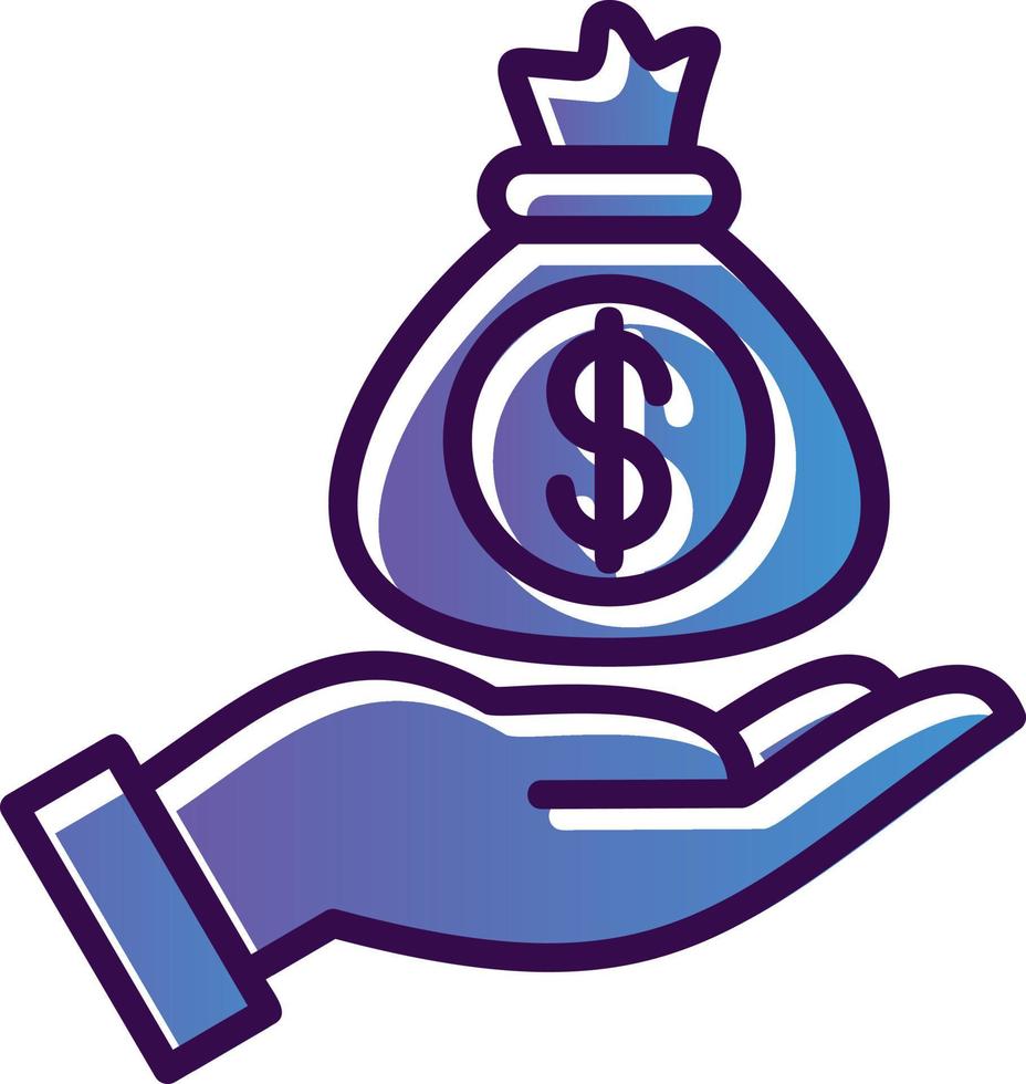 Fund Raising Vector Icon Design