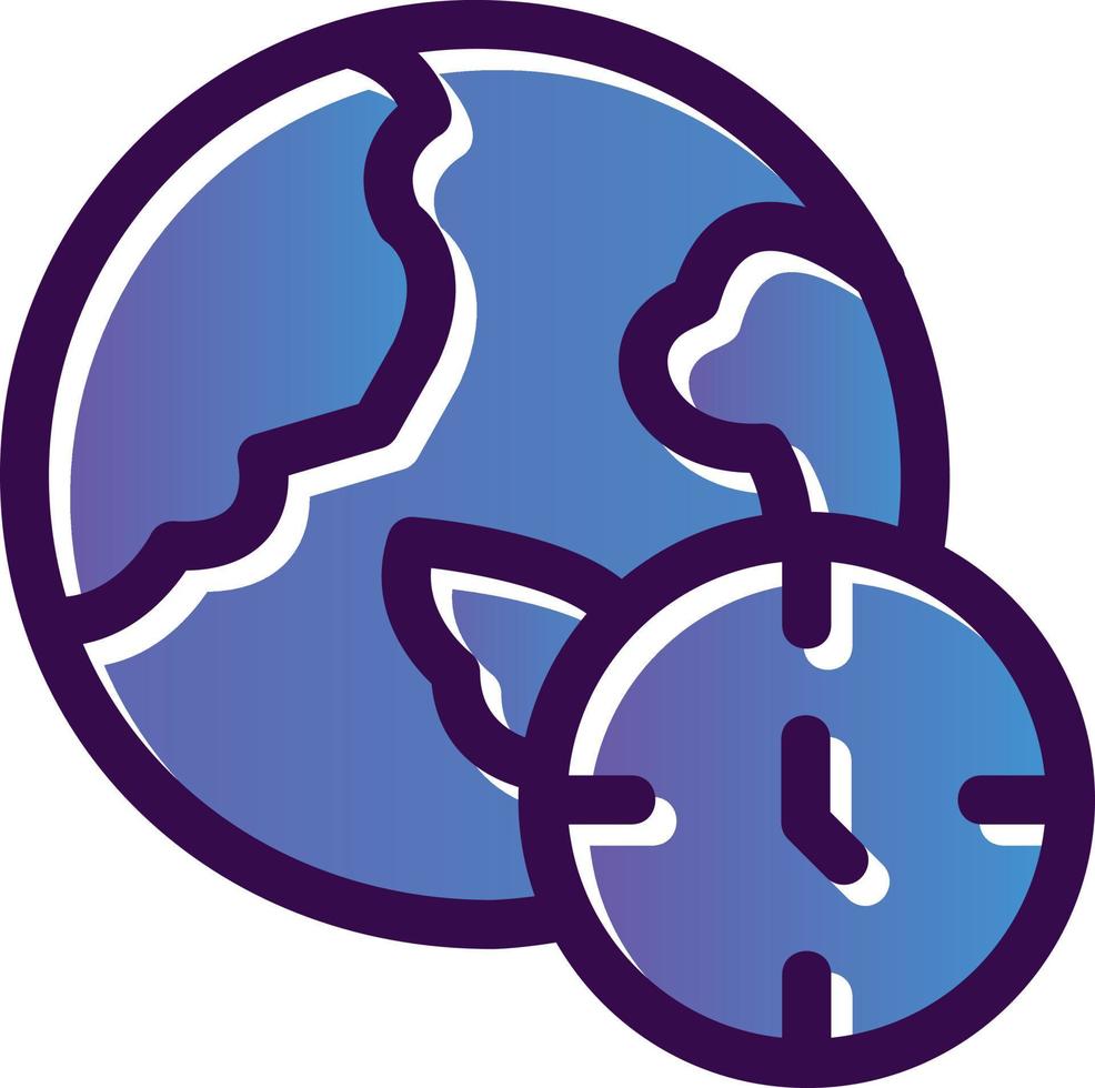 Time Zone Vector Icon Design