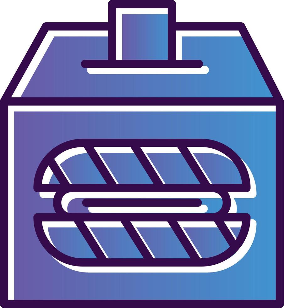 Bread Donation Vector Icon Design