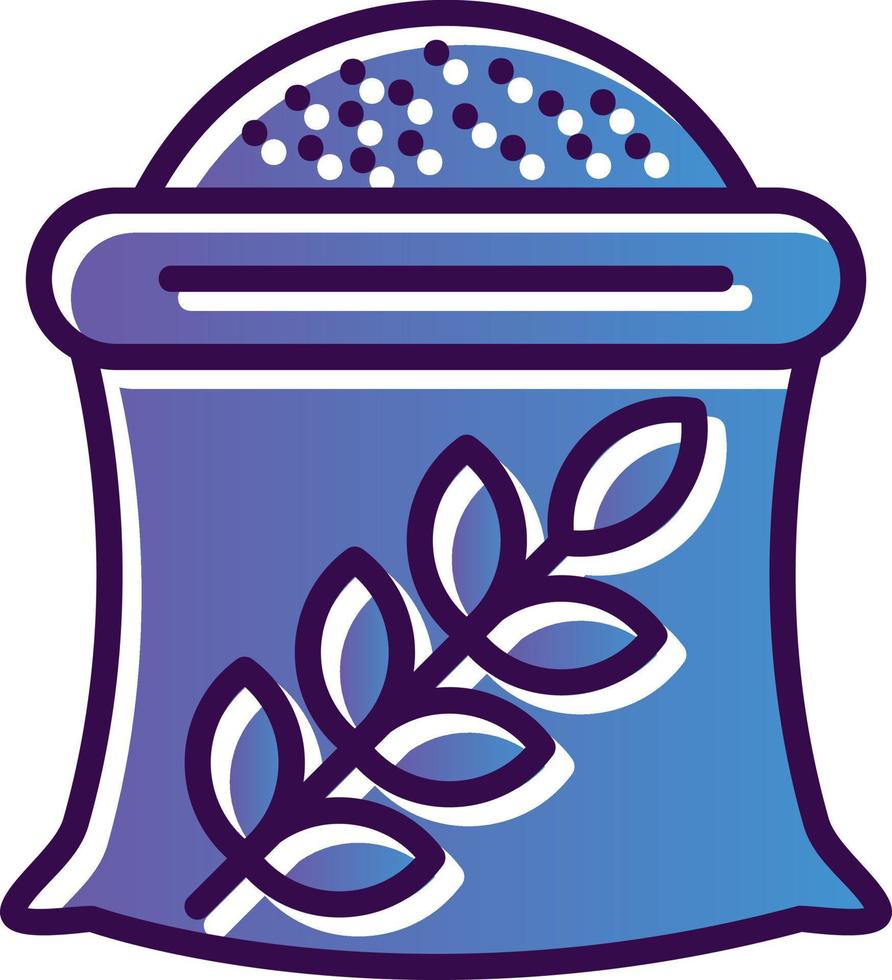 Wheat Sack Vector Icon Design