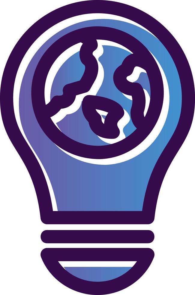 Earth Hour Vector Icon Design