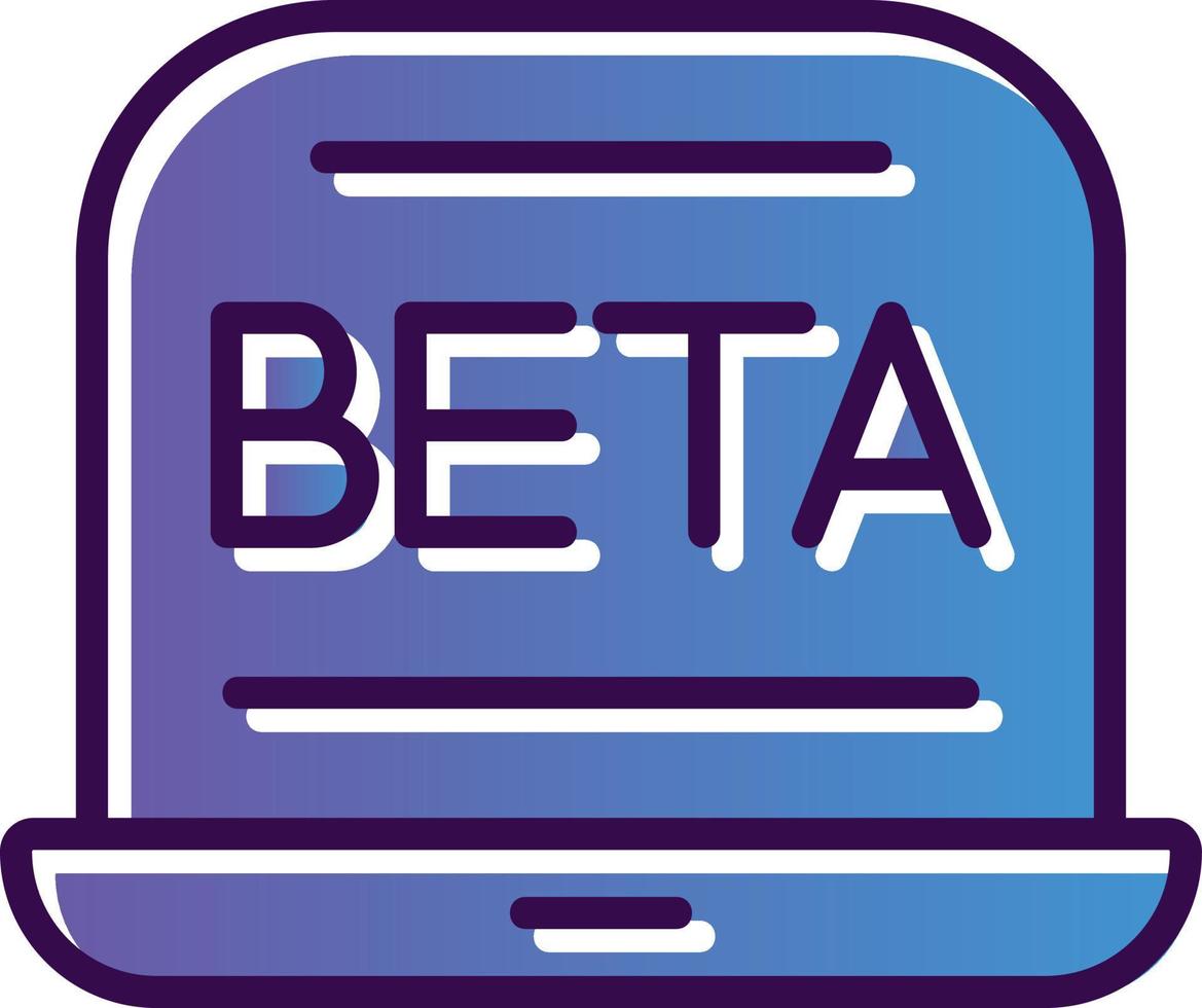 Beta Vector Icon Design