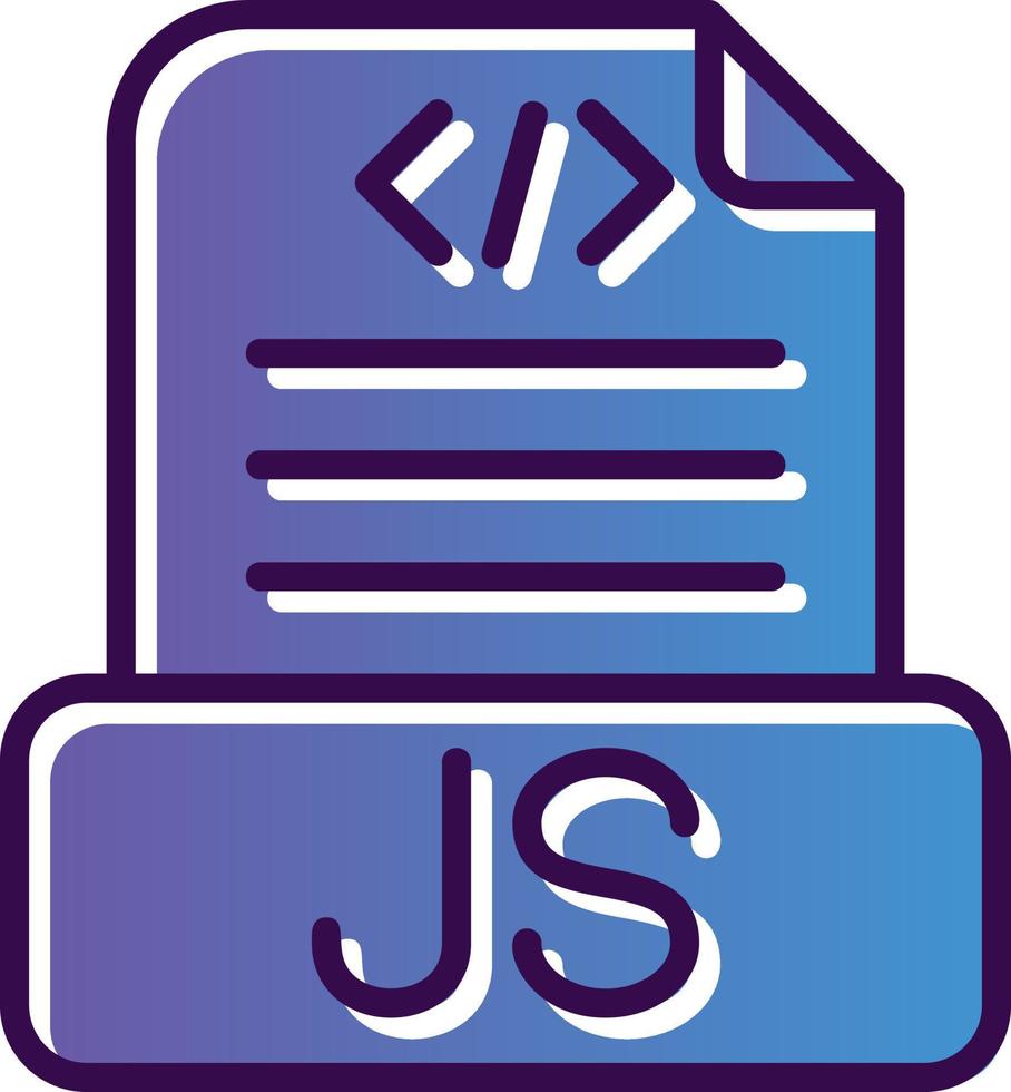 diseño de icono de vector de archivo javascript