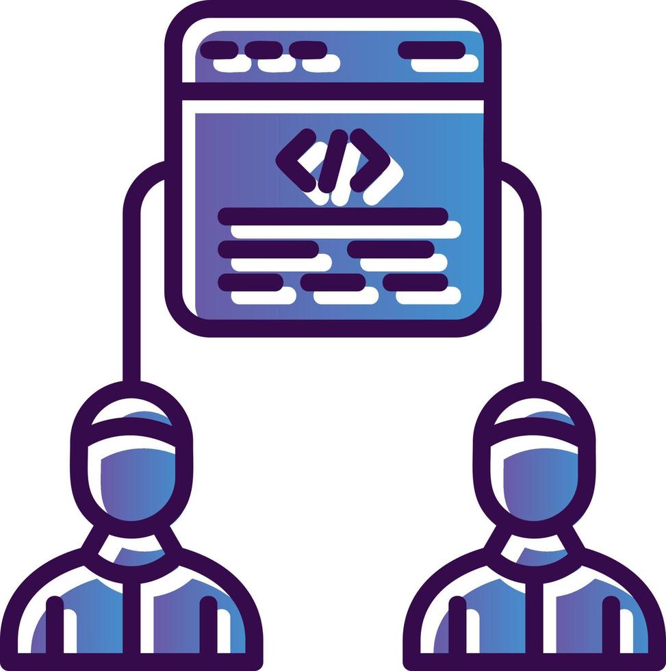 Website Hierarchy Vector Icon Design