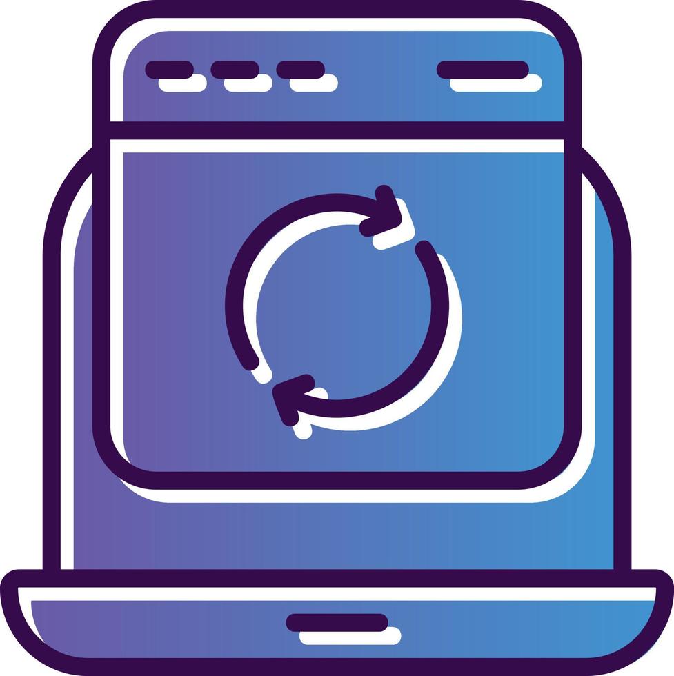 Website Update Vector Icon Design