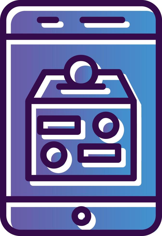 Online Donation Vector Icon Design