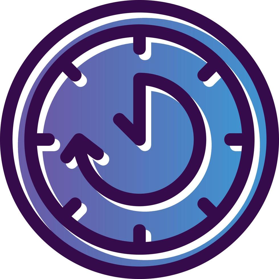 Time Loop Vector Icon Design