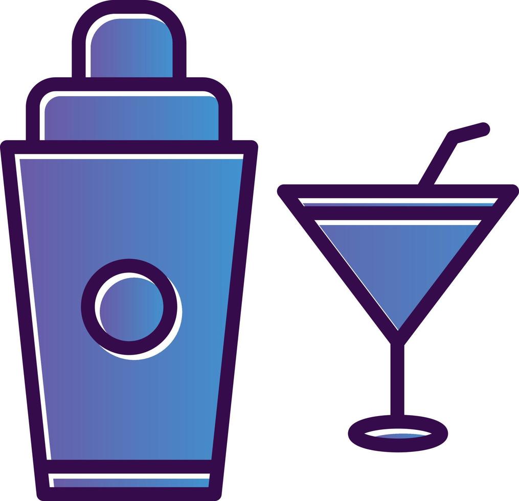Cocktail Shaker Vector Icon Design