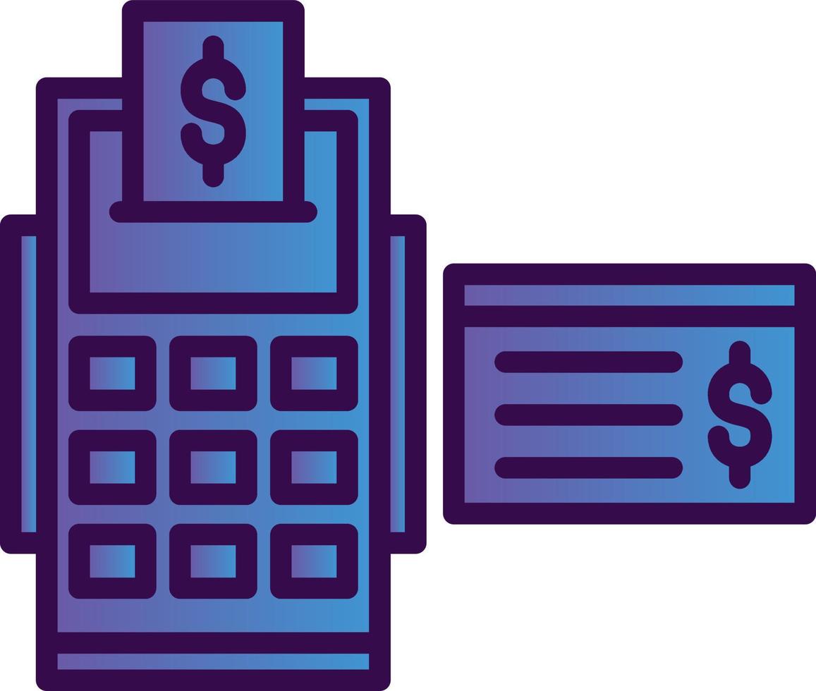 Card Machine Vector Icon Design