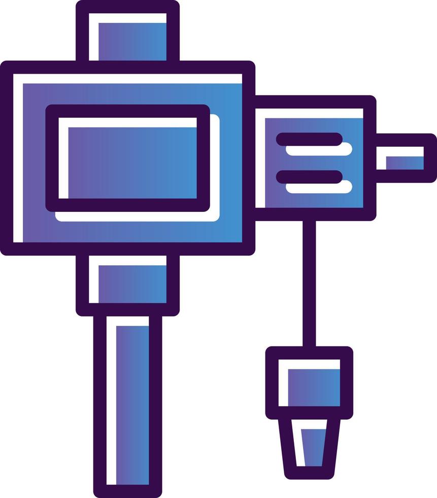Colonoscopy Vector Icon Design
