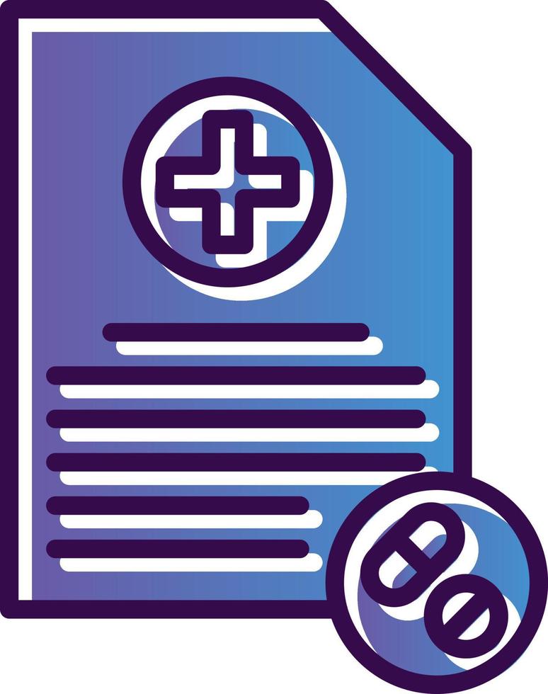 Prescription Vector Icon Design