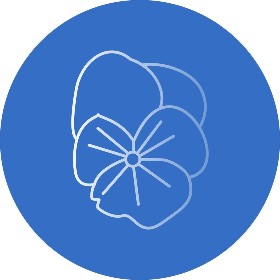 Pansy Vector Icon Design