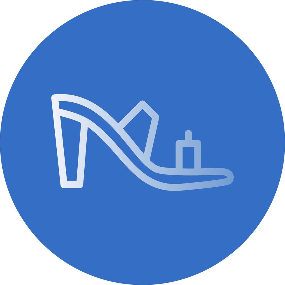 diseño de icono de vector de tacones altos