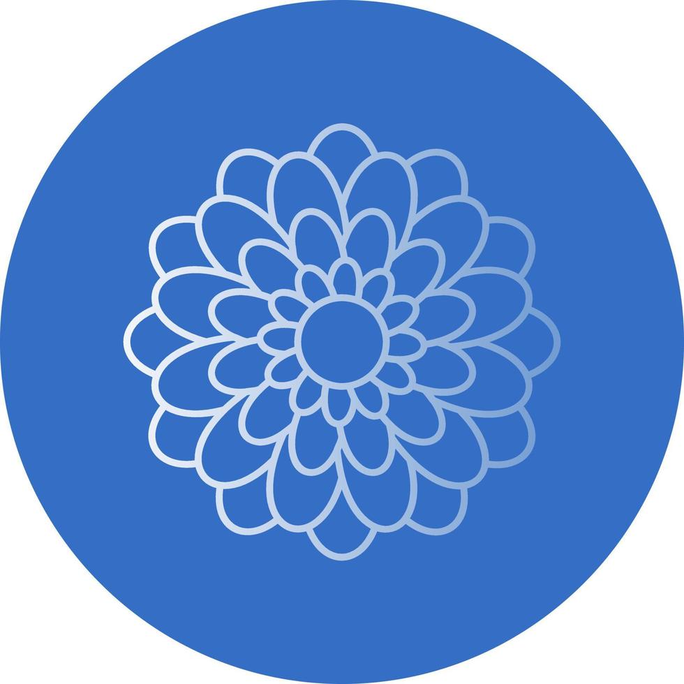 Chrysanthemum Vector Icon Design