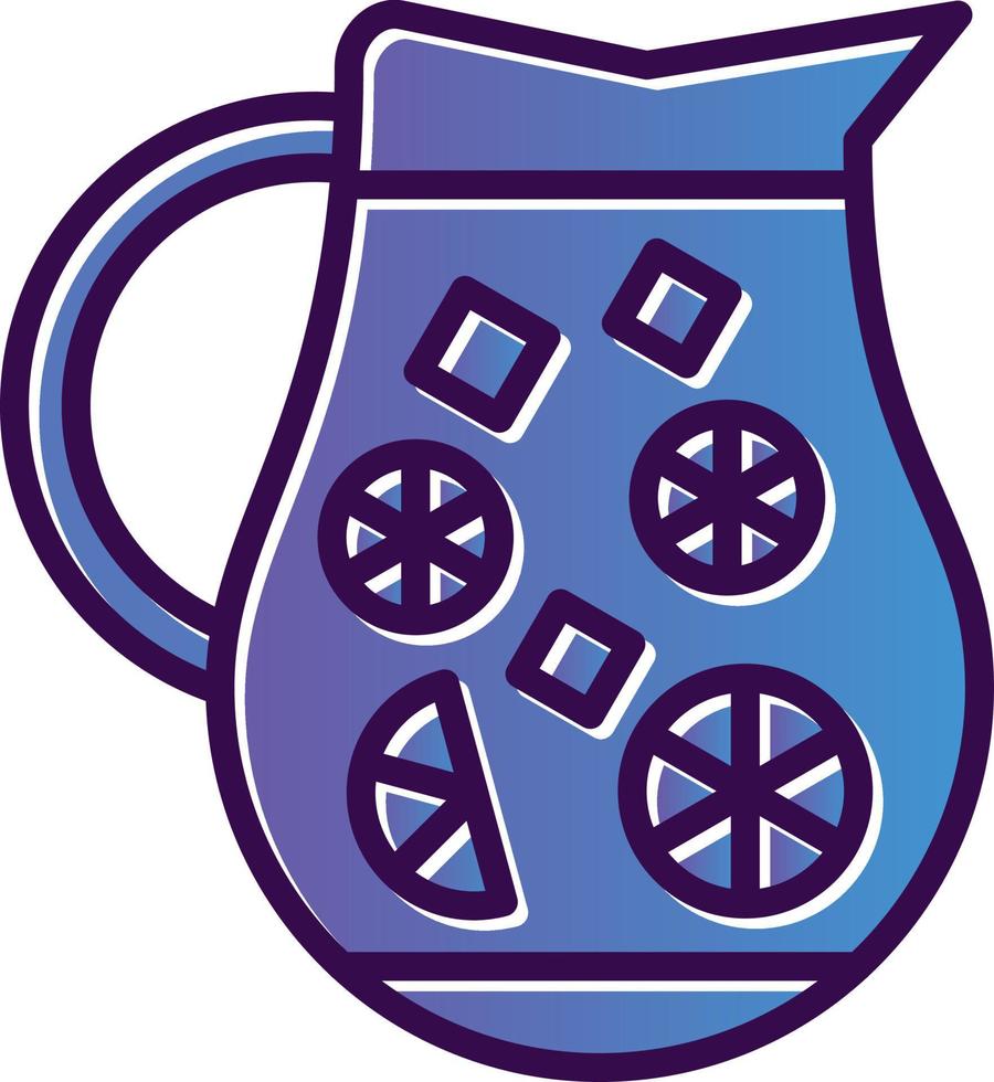 Lemonade Jug Vector Icon Design