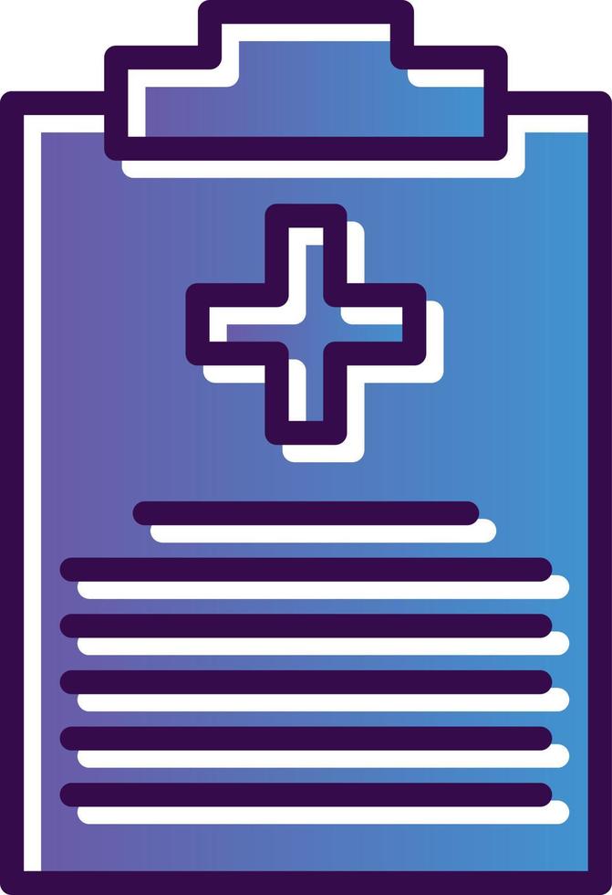 Medical Report Vector Icon Design