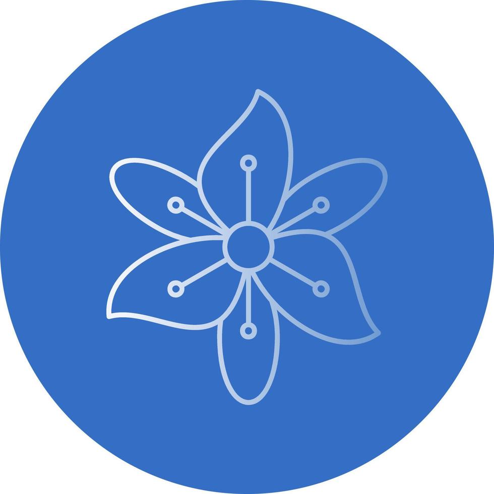 Freesia Vector Icon Design