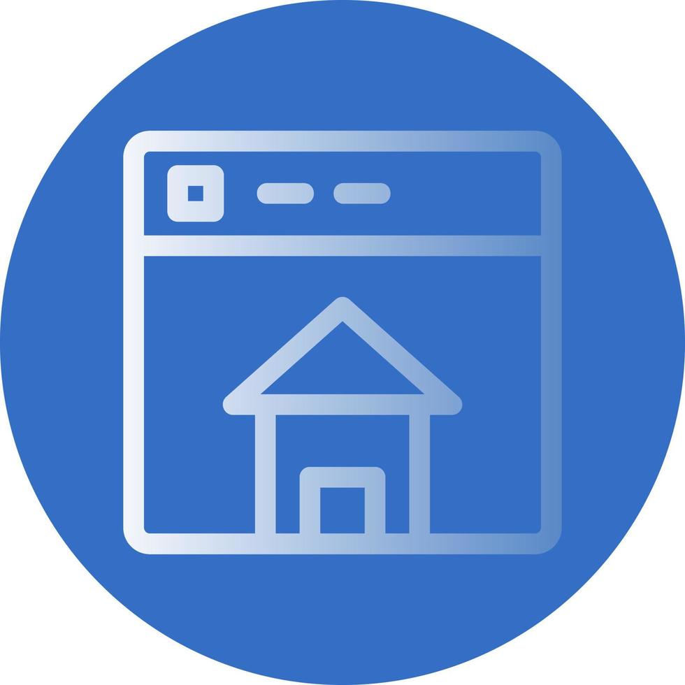 Homepage Vector Icon Design